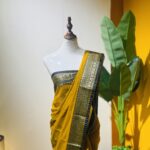Mustard Yellow Saree