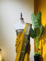 Mustard Yellow Saree