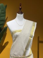 65 Count Pure Cotton South Indian Saree